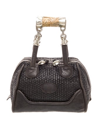 Perez Sanz Leather Top Handle Bag