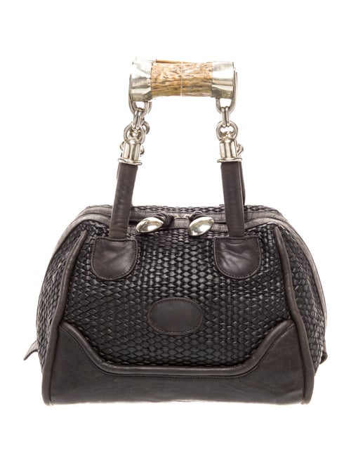 Perez Sanz Leather Top Handle Bag