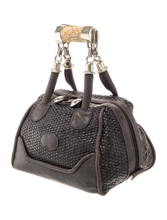 Perez Sanz Leather Top Handle Bag