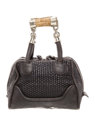 Perez Sanz Leather Top Handle Bag