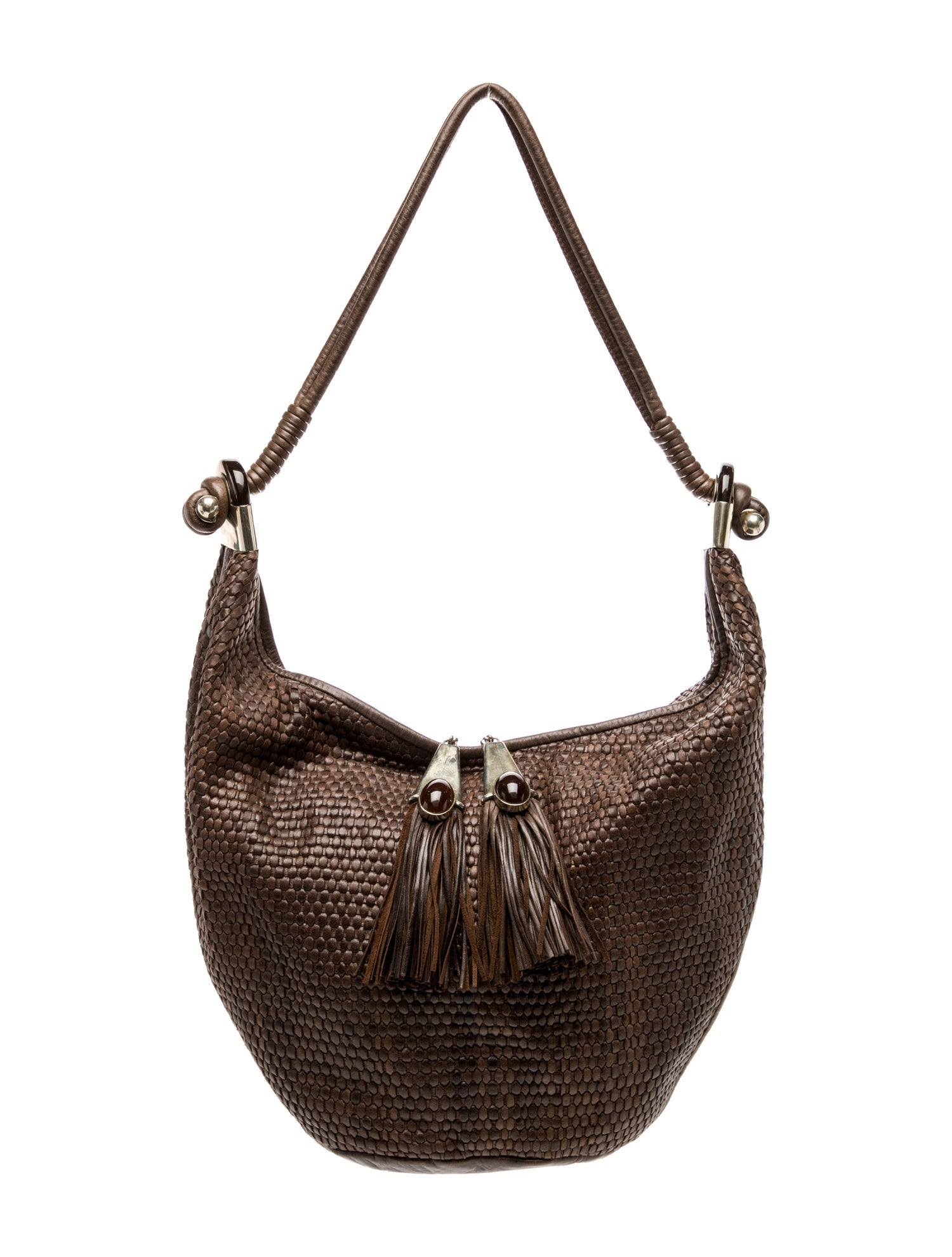 Perez Sanz Leather Shoulder Bag