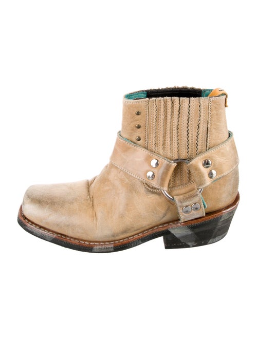 Pskaufman Suede Moto Boots