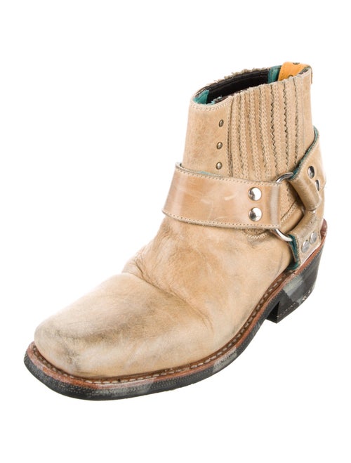 Pskaufman Suede Moto Boots