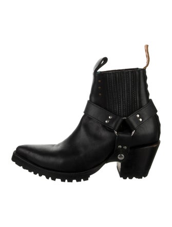 Pskaufman Leather Chelsea Boots