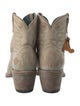 Pskaufman Leather Printed Western Boots