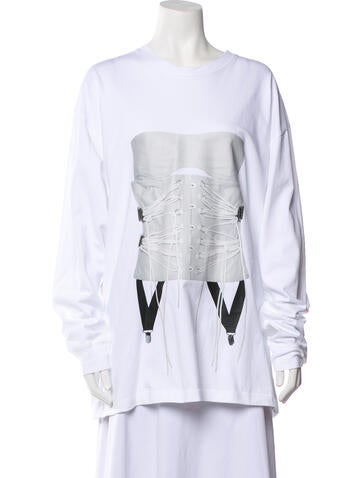 Pushbutton Dresses Scoop Neck Mini Dress M