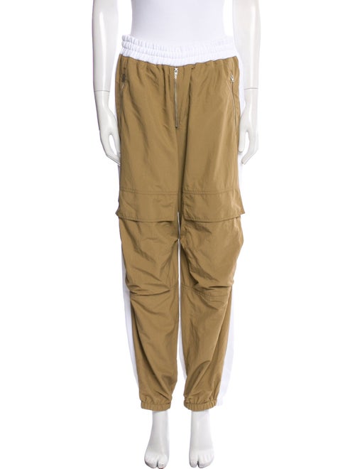 Pushbutton Straight Leg Pants