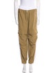 Pushbutton Straight Leg Pants