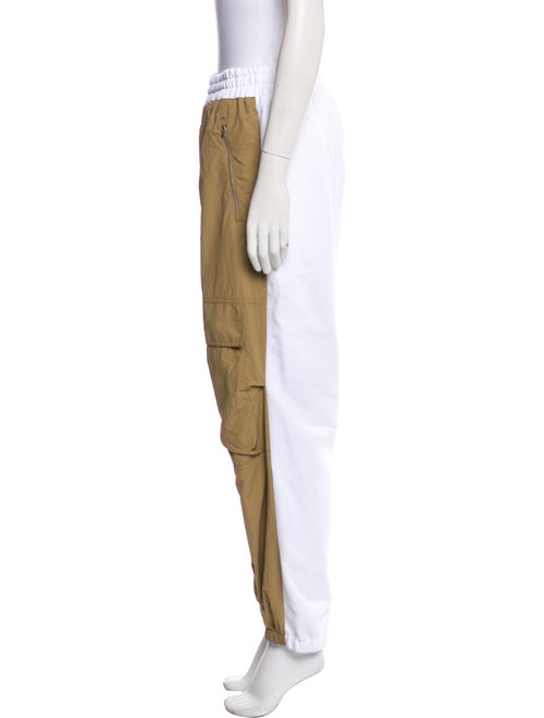 Pushbutton Straight Leg Pants