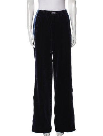 Pushbutton Pants Wide Leg S
