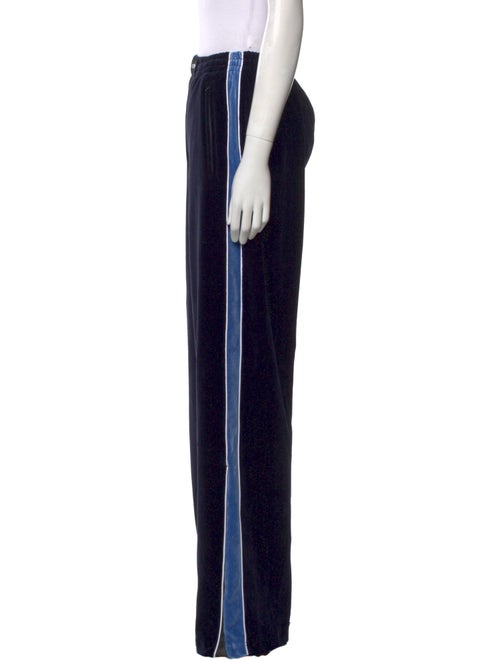 Pushbutton Wide Leg Pants