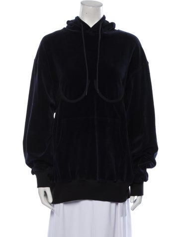 Pushbutton Tops Mock Neck Long Sleeve Sweatshirt S