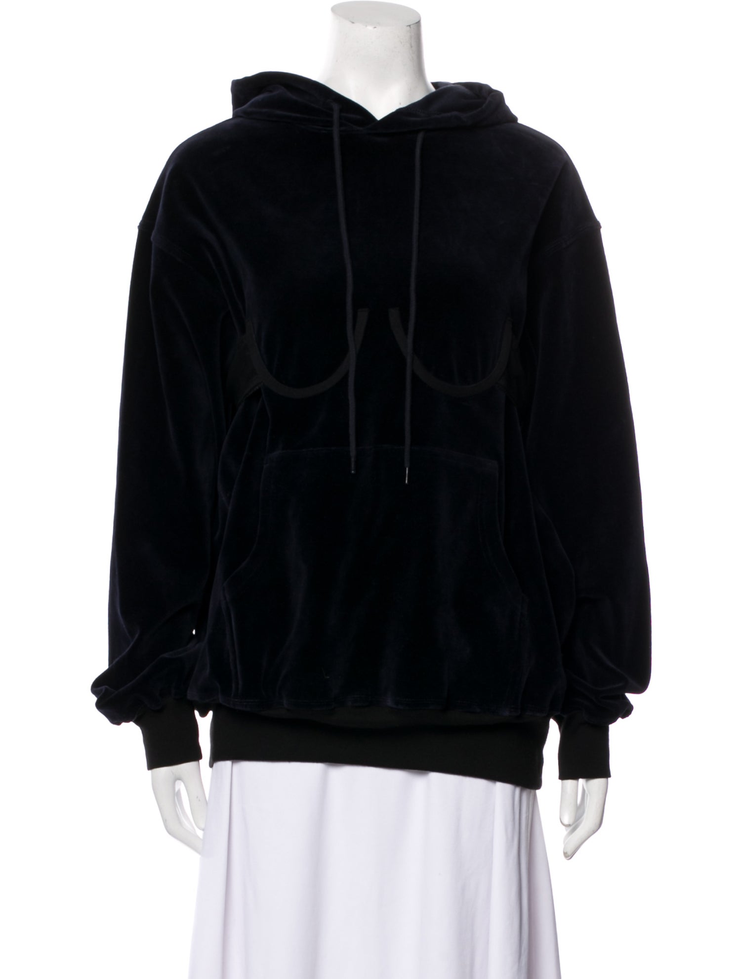 Pushbutton Crew Neck Long Sleeve Sweatshirt