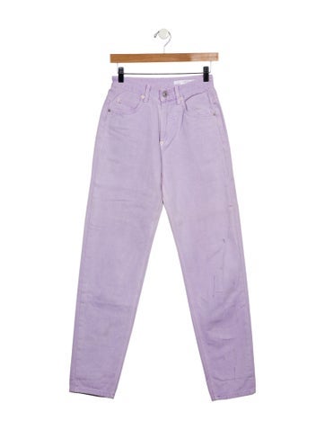 Pushbutton Jeans Mid-Rise Straight Leg S