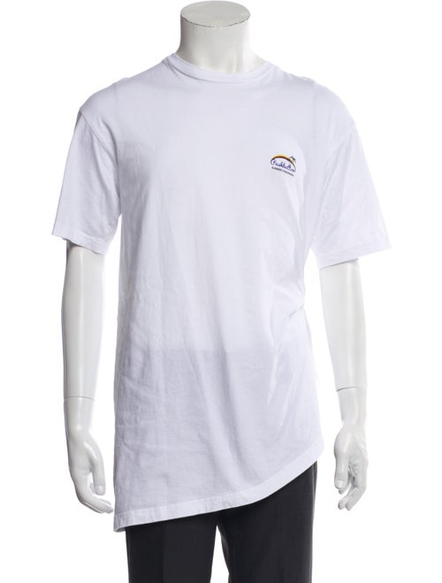 Pushbutton Graphic Print Crew Neck T-Shirt