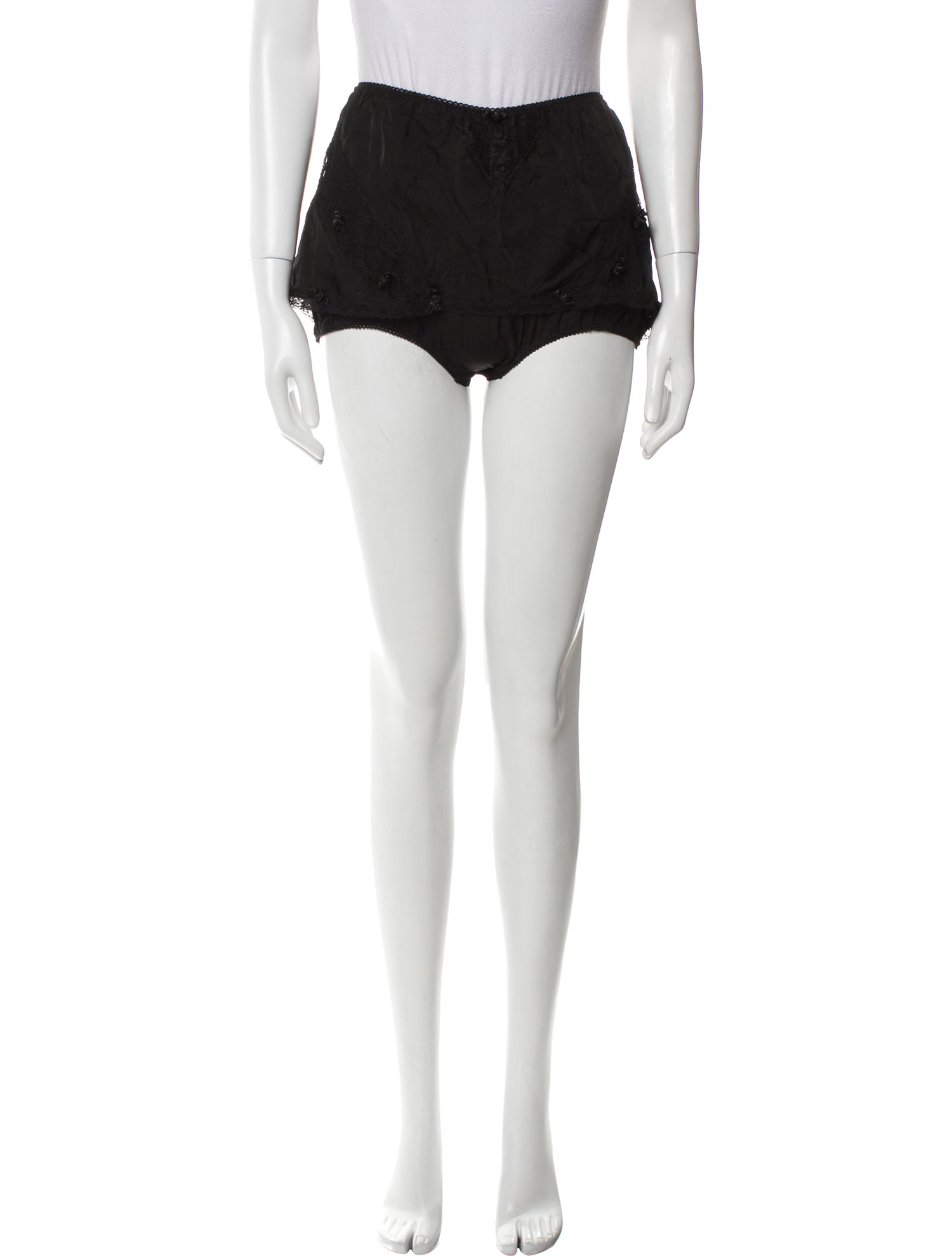 Pushbutton Suede Lace Trim Embellishment Lounge Set w/ Tags