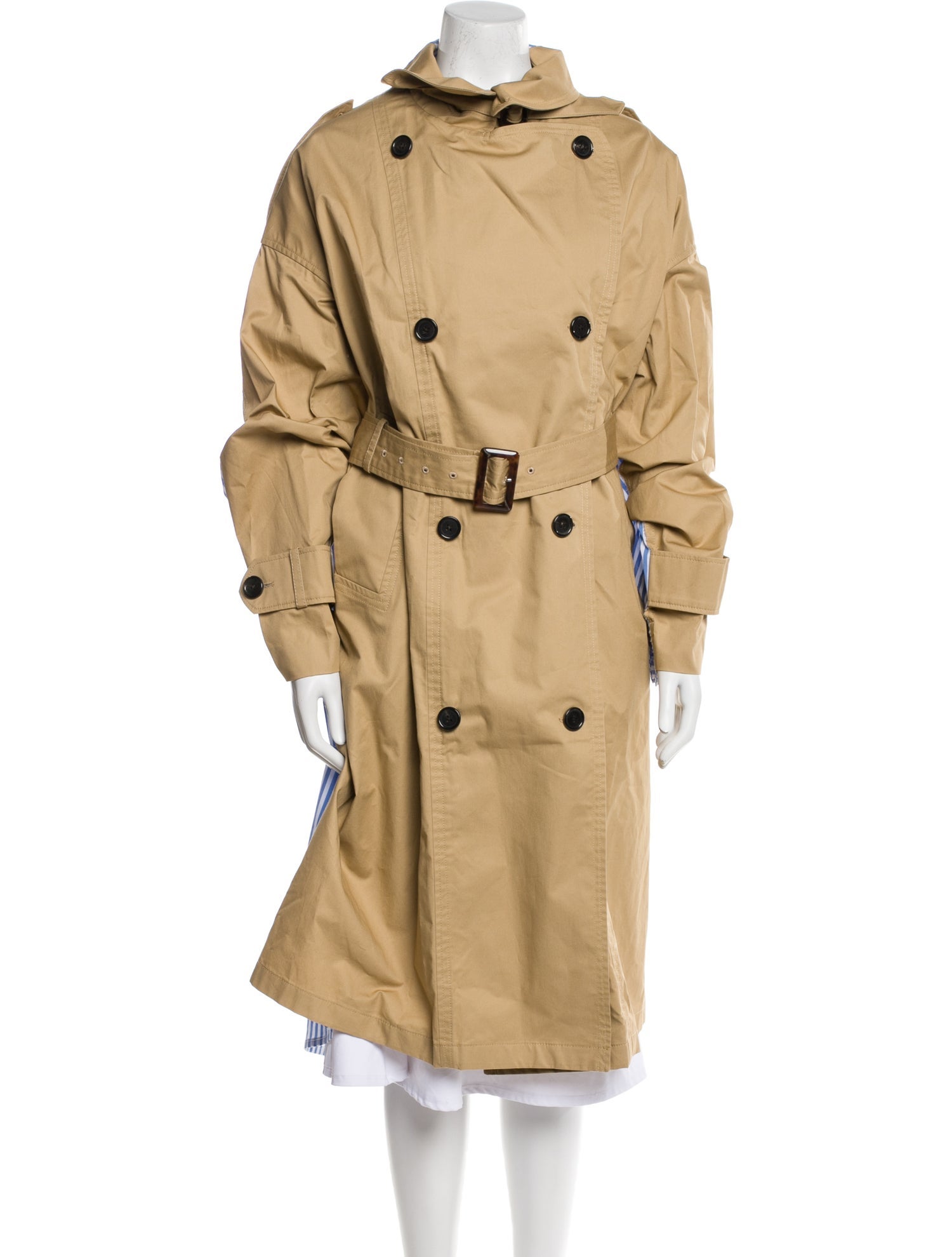 Pushbutton Trench Coat w/ Tags