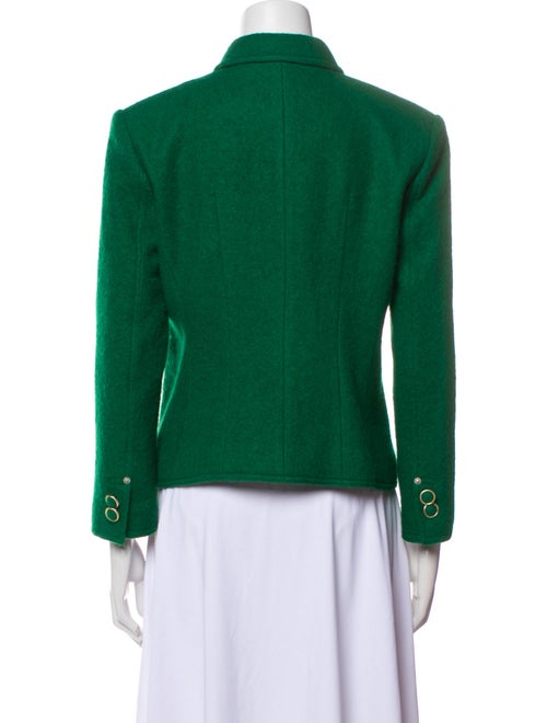 Pushbutton Wool Evening Jacket