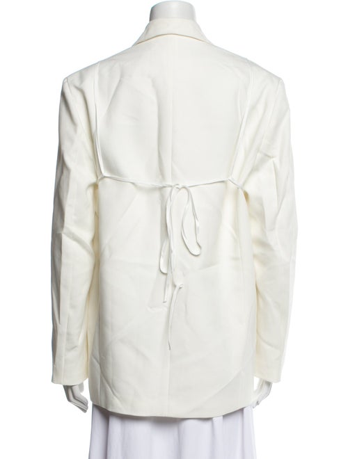 Pushbutton Wool Blazer