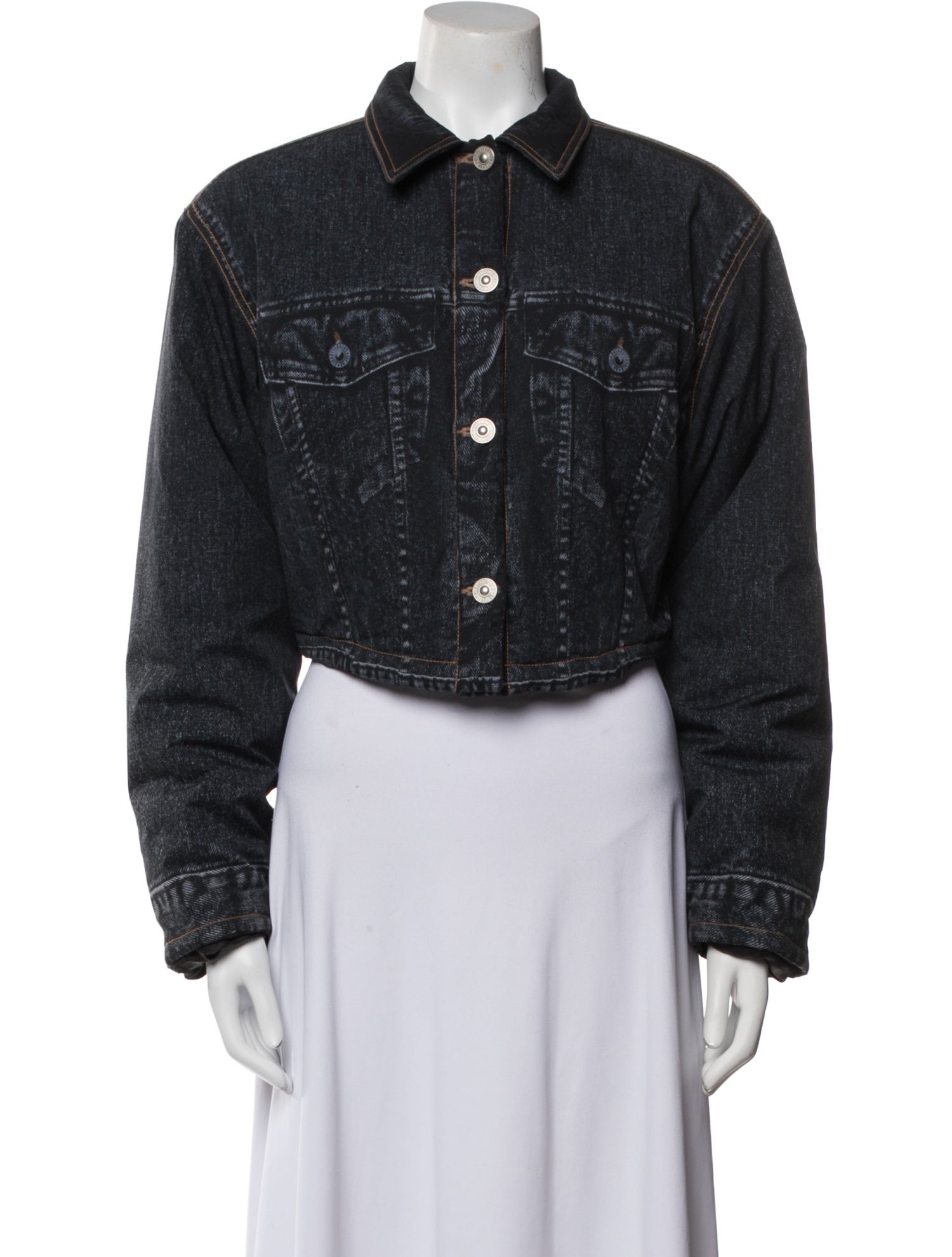 Pushbutton Denim Jacket