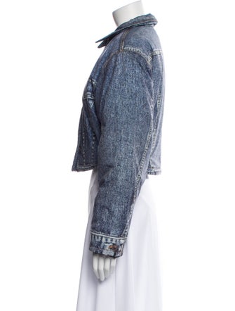 Pushbutton Denim Jacket