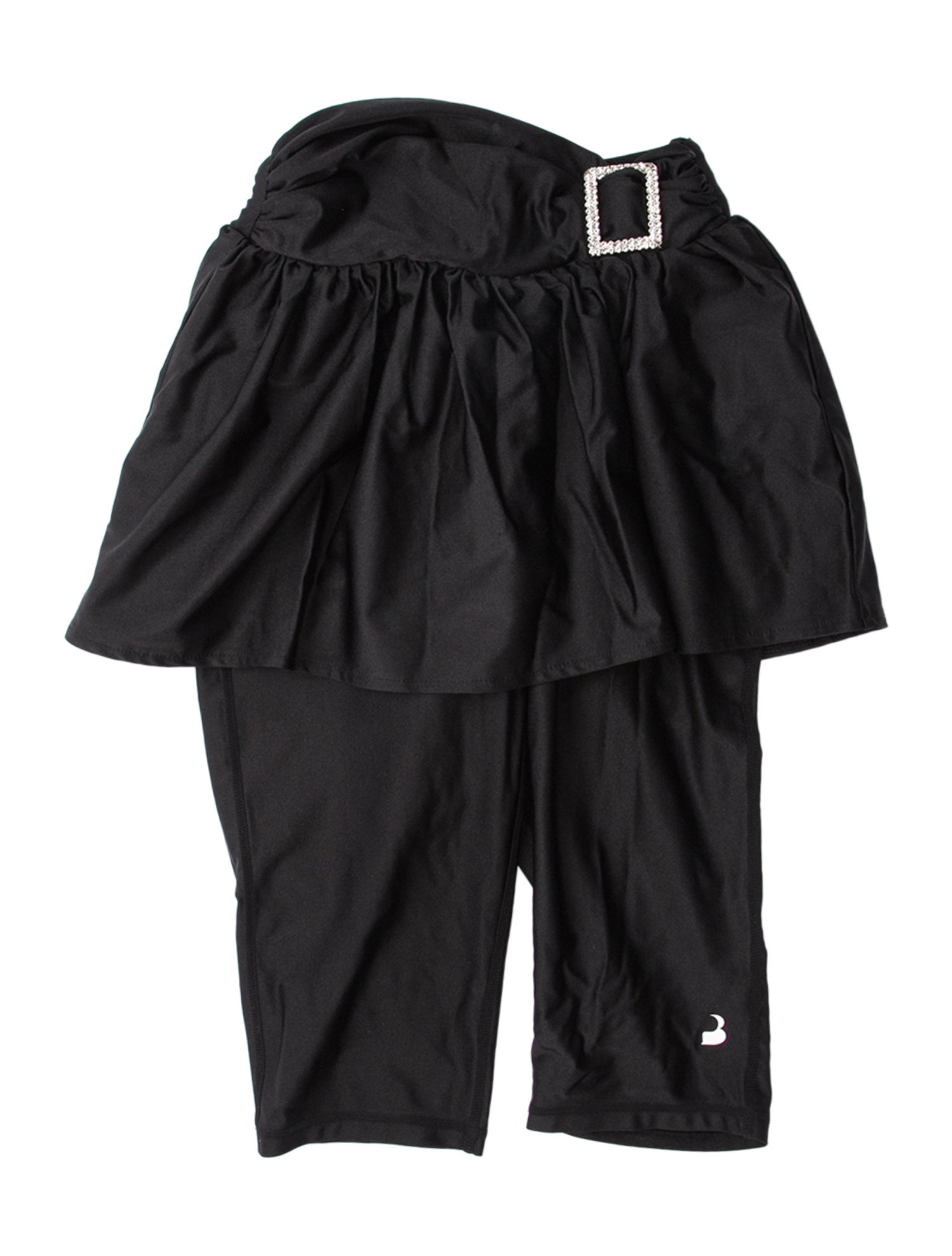 Pushbutton Knee-Length Shorts