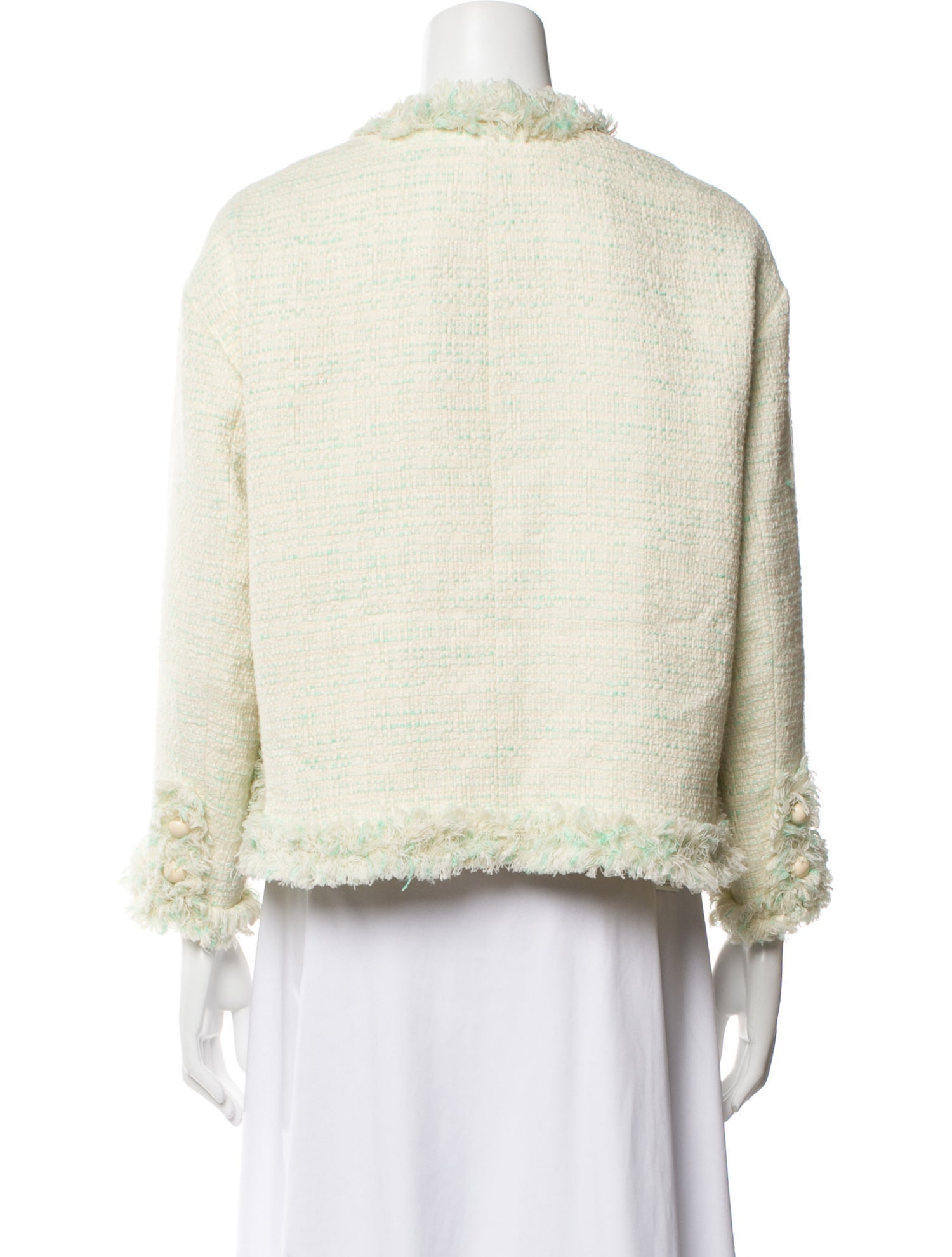 Tweed Pattern Evening Jacket