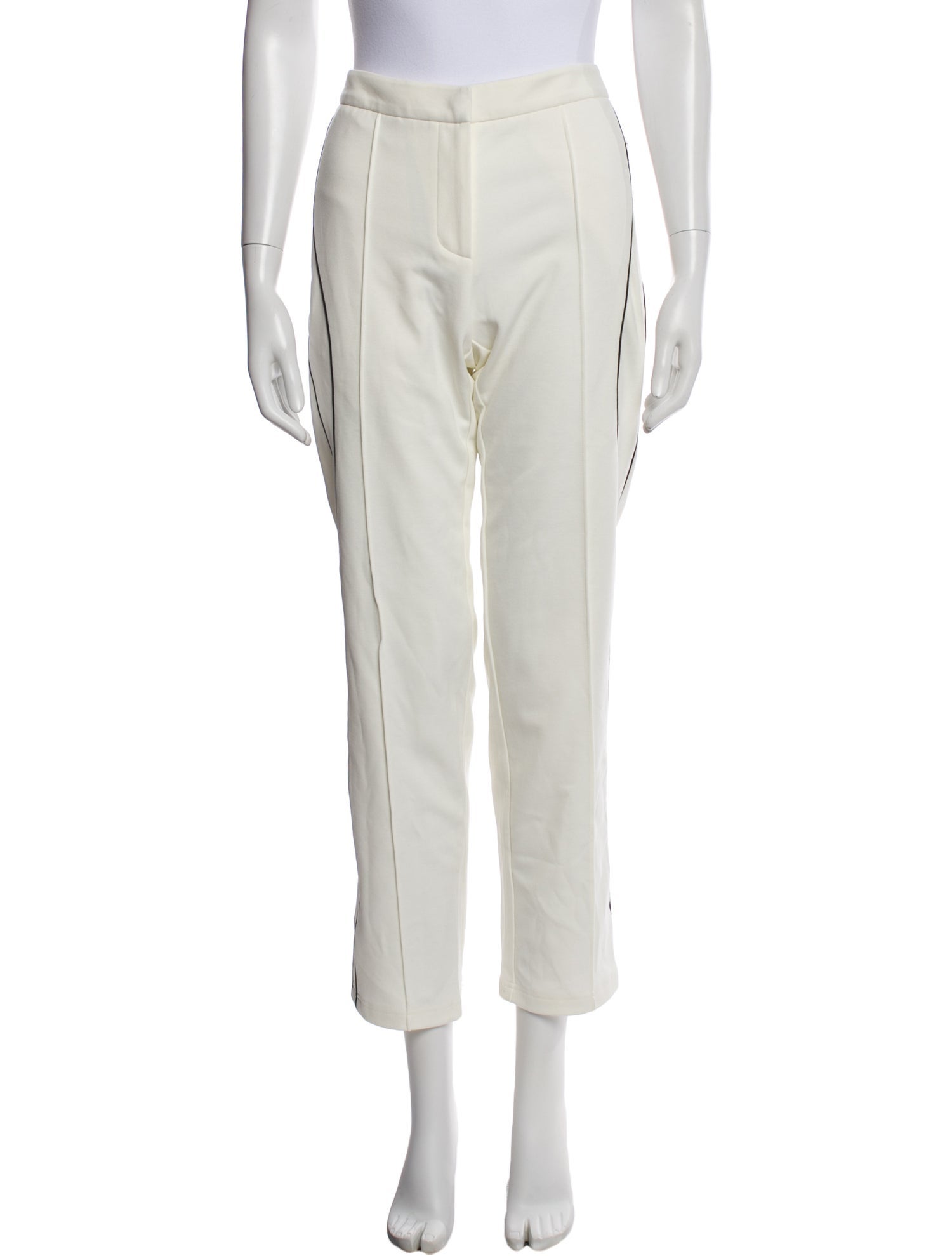 Pushbutton Straight Leg Pants