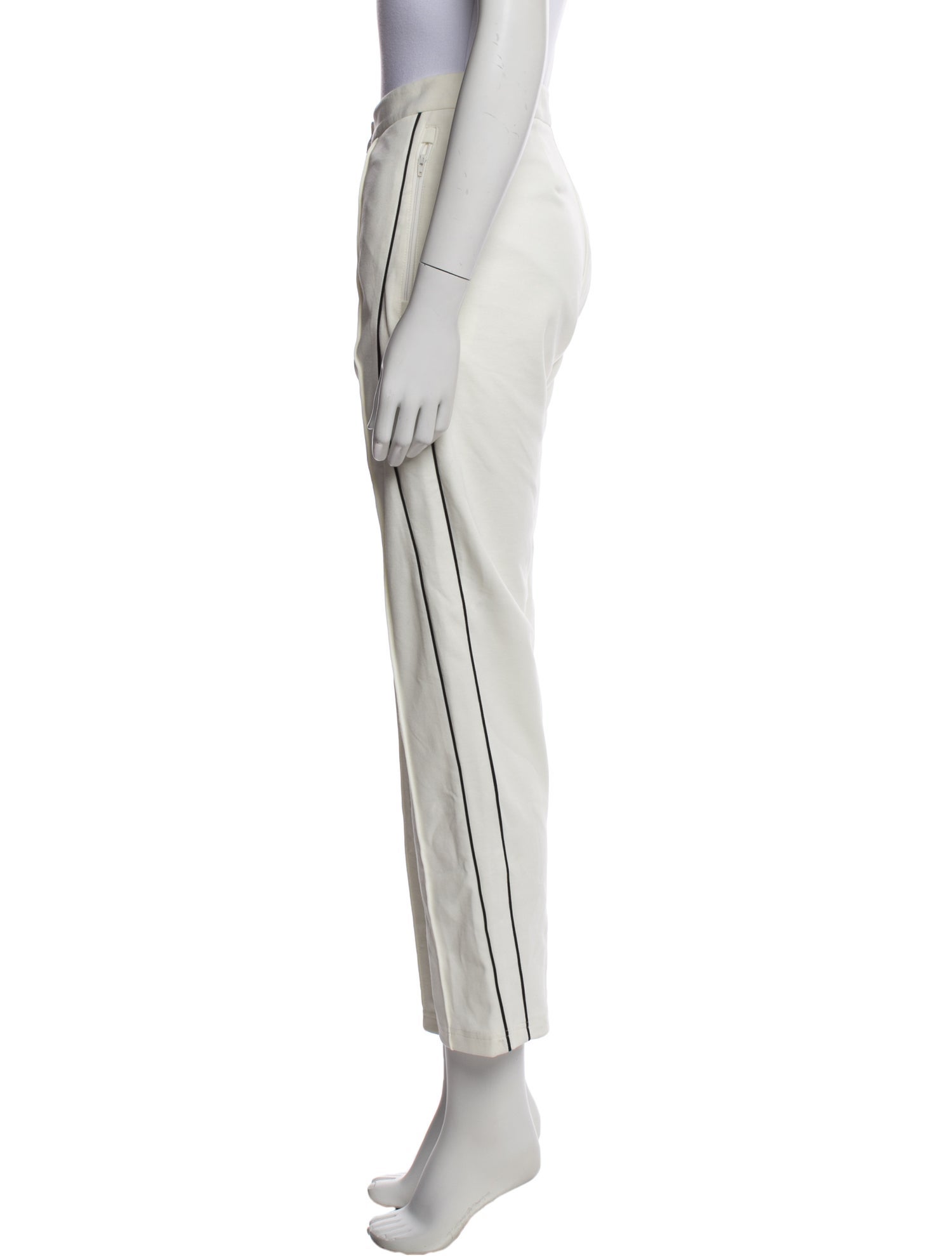 Pushbutton Straight Leg Pants