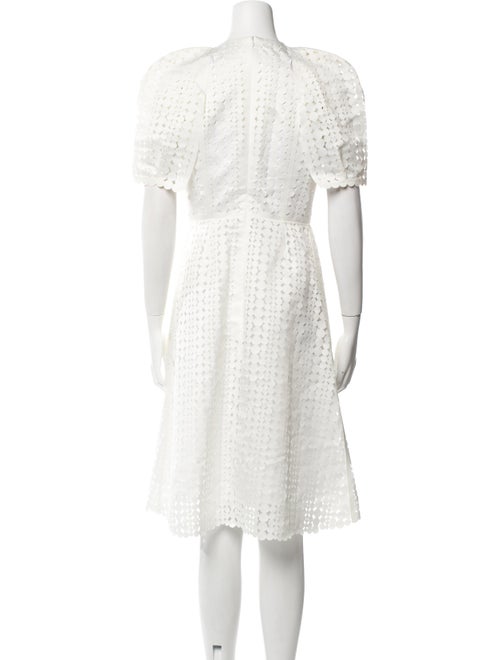 Pascal Millet Lace Pattern Midi Length Dress