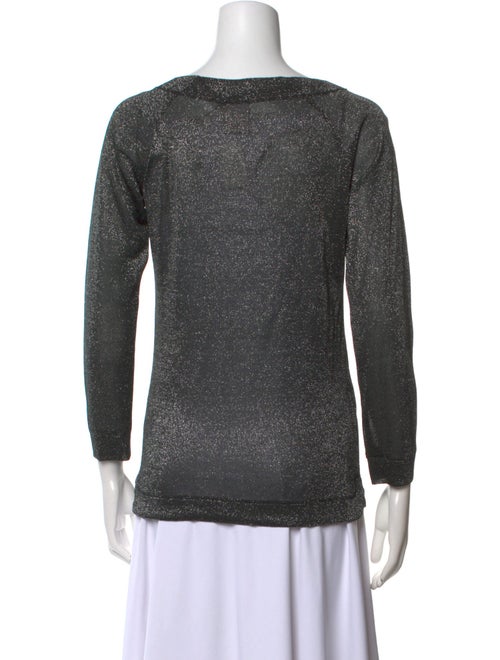 Pascal Millet Bateau Neckline Three-Quarter Sleeve Top