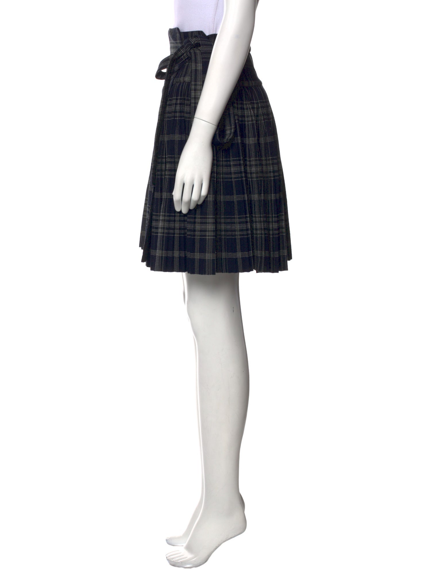 Pascal Millet Plaid Print Knee-Length Skirt