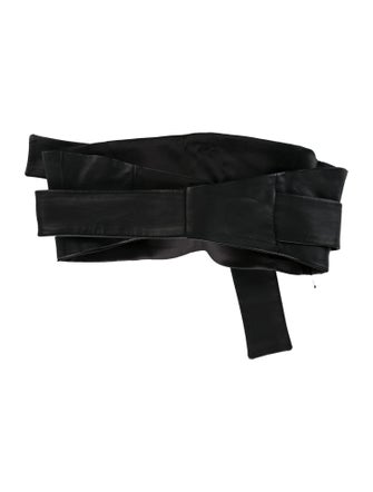 Pascal Millet Wide Leather Waist Belt