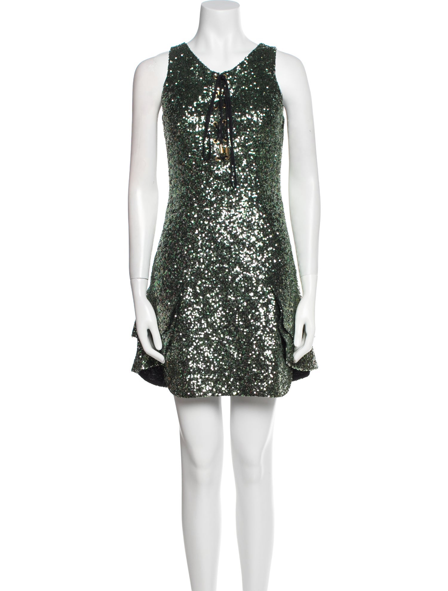 Pascal Millet V-Neck Mini Dress