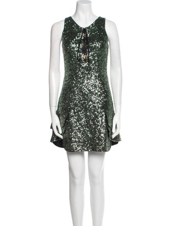 Pascal Millet V-Neck Mini Dress