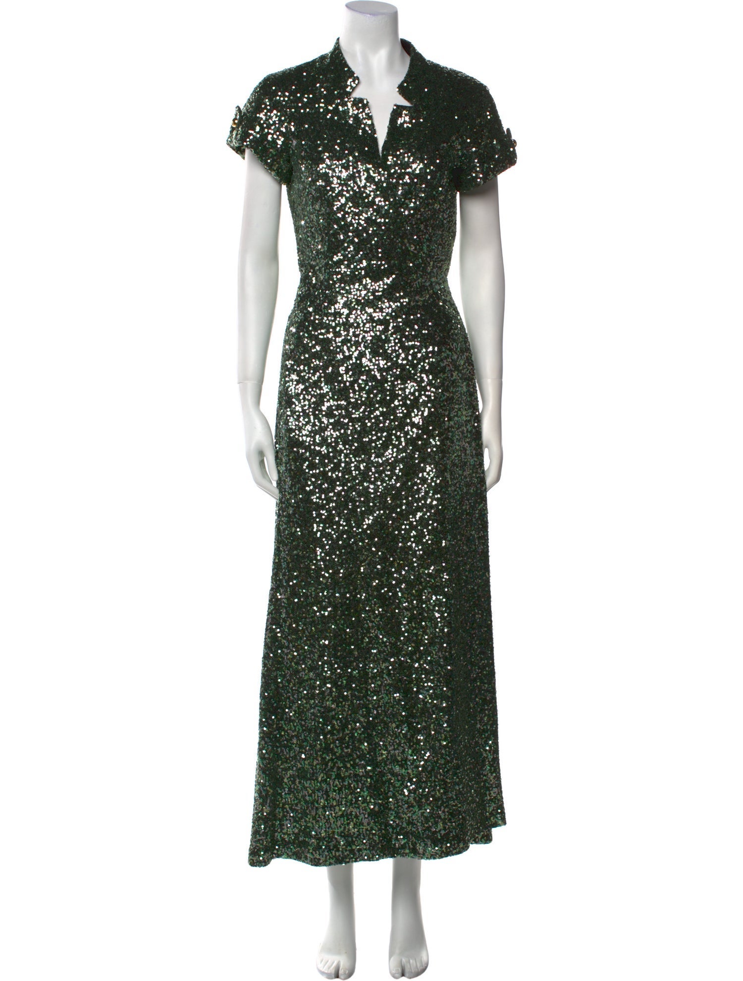 Pascal Millet V-Neck Long Dress