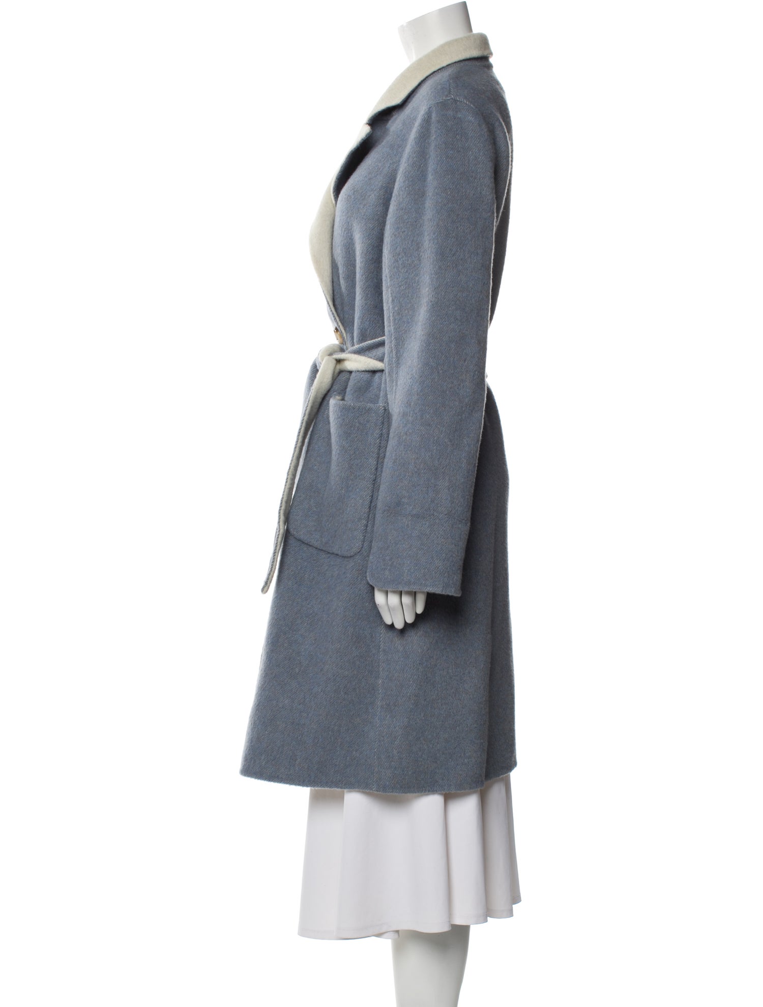 Petite Studio NYC Wool Trench Coat
