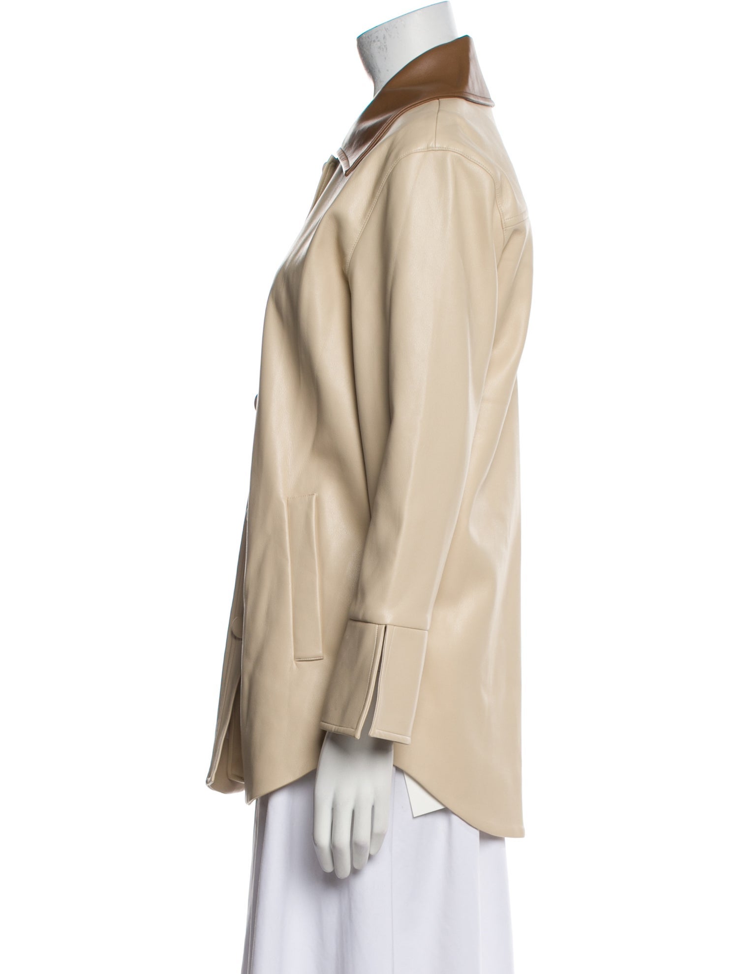 Petite Studio NYC Faux Leather Jacket