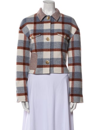 Petite Studio NYC Plaid Print Evening Jacket