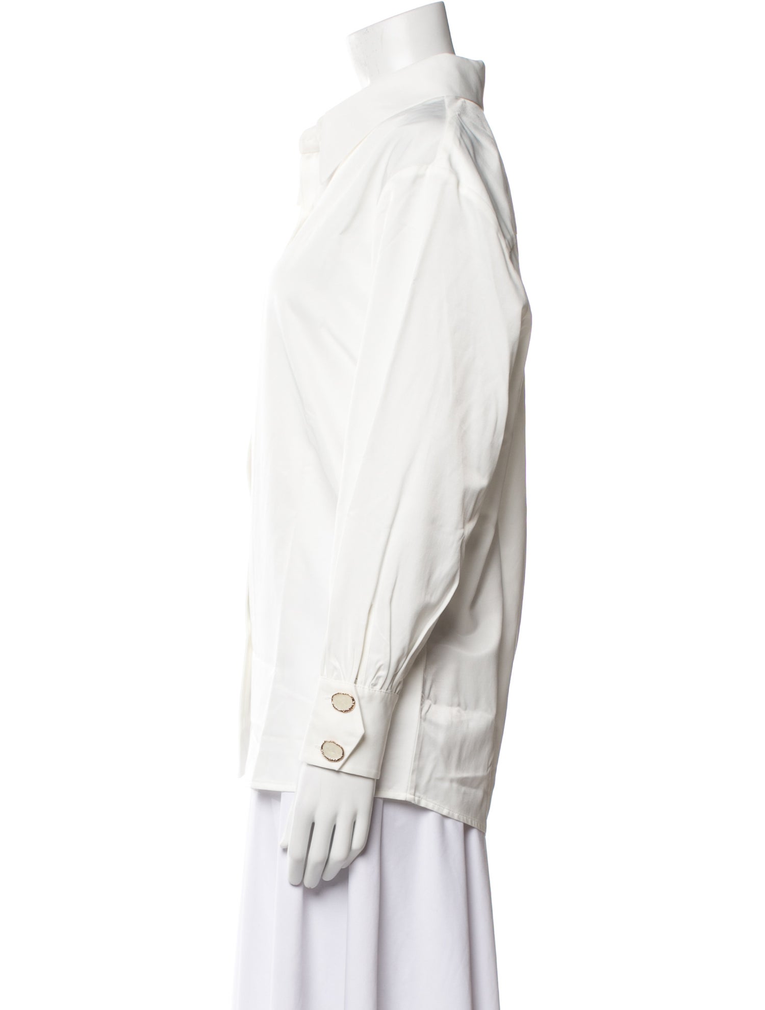 Petite Studio NYC Long Sleeve Button-Up Top w/ Tags