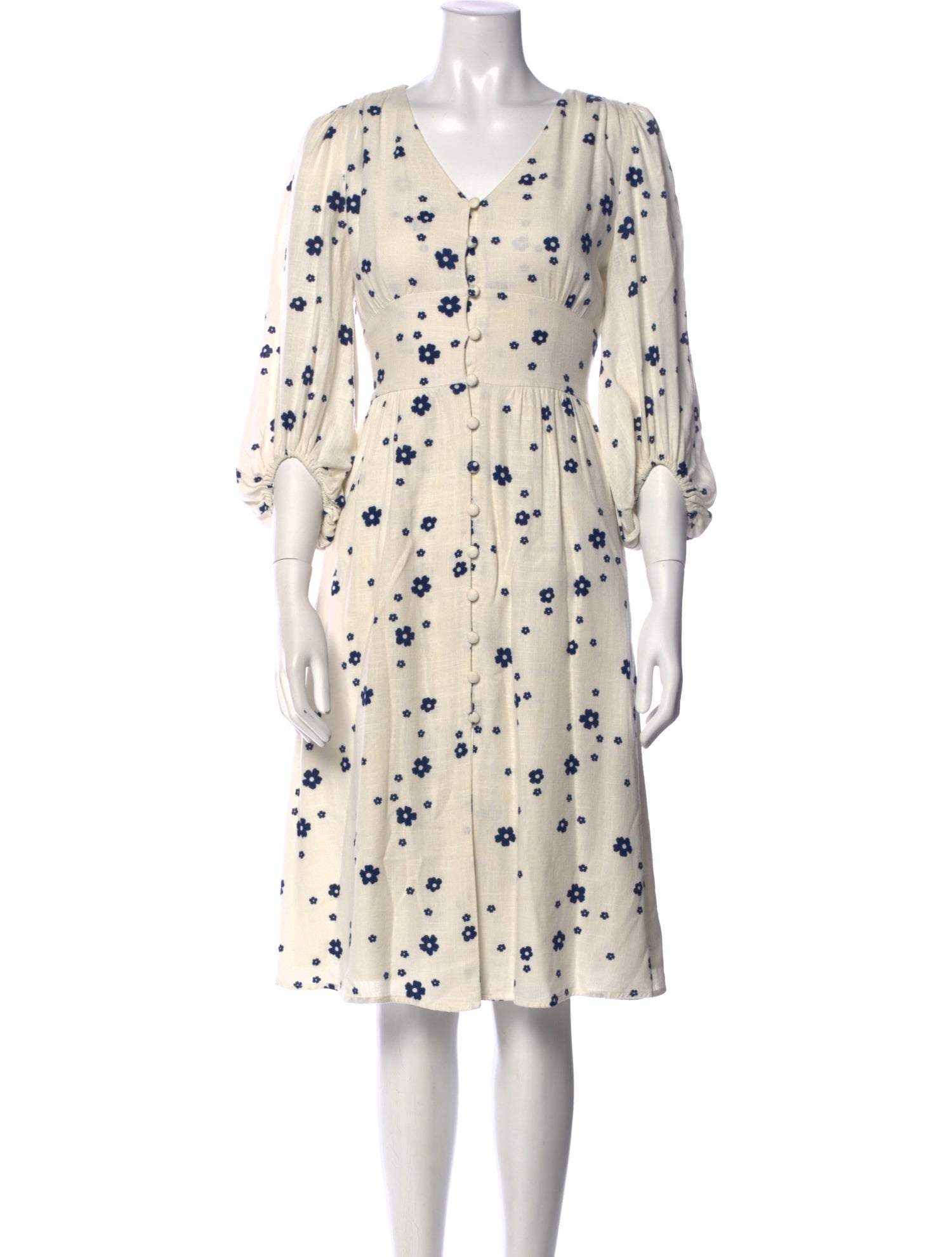 Petite Studio NYC Printed Midi Length Dress