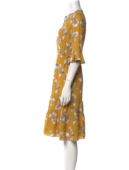 Petite Studio NYC Floral Print Midi Length Dress