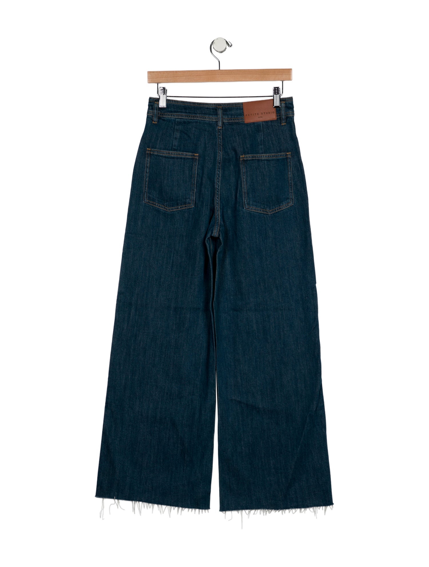 Petite Studio NYC High-Rise Wide Leg Jeans w/ Tags