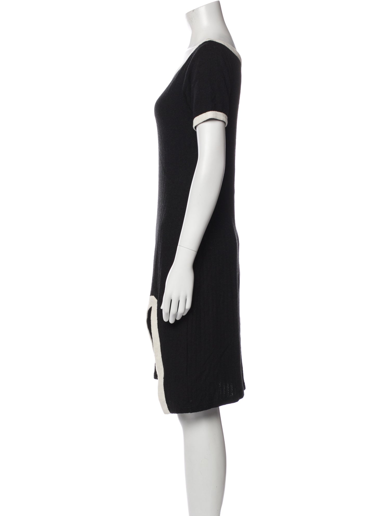 Petite Studio NYC Bateau Neckline Knee-Length Dress