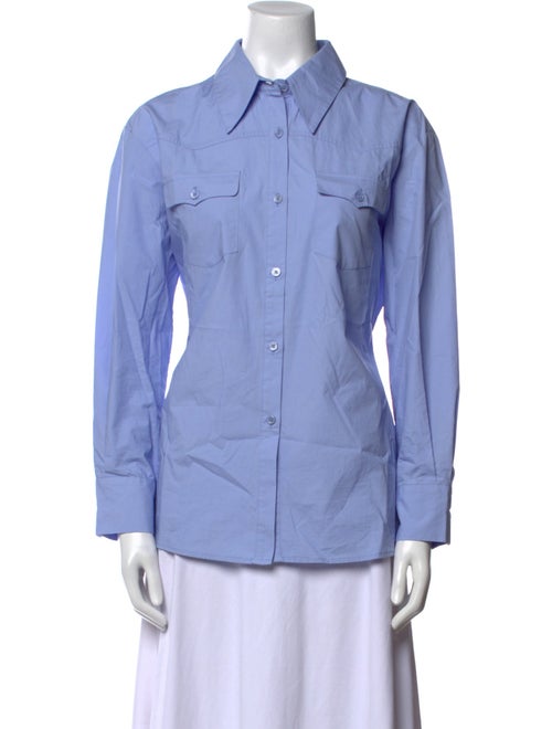 Petite Studio NYC Long Sleeve Button-Up Top
