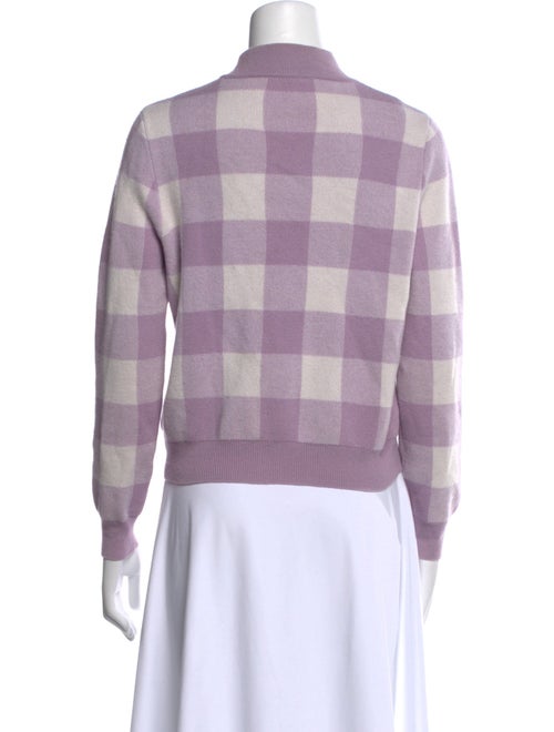 Petite Studio NYC Wool Plaid Print Sweater