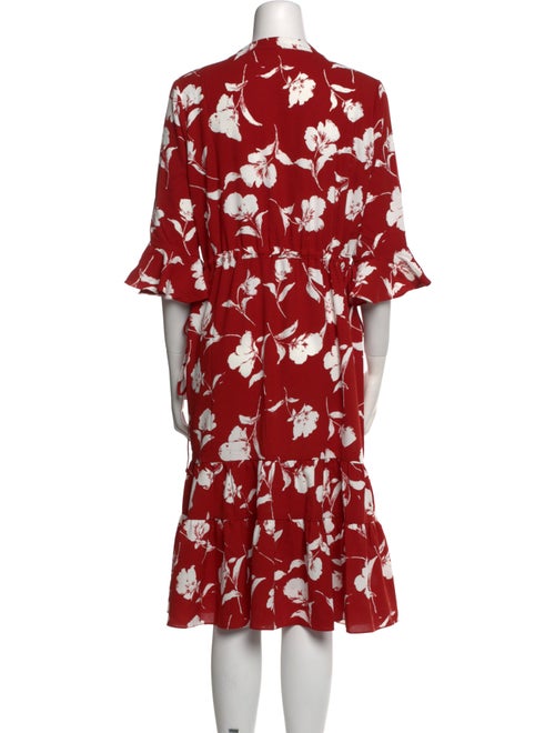 Petite Studio NYC Floral Print Midi Length Dress