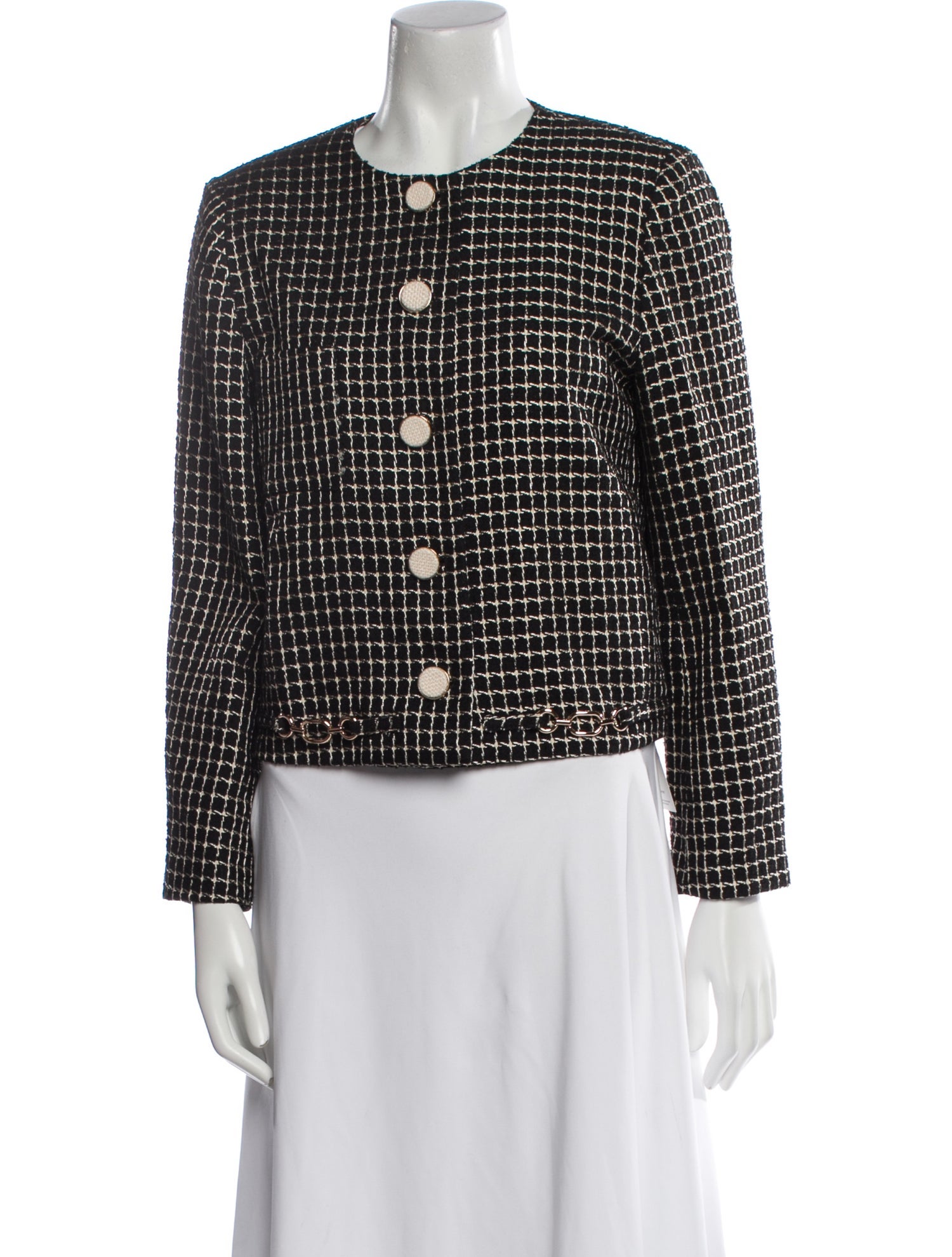 Petite Studio NYC Tweed Pattern Evening Jacket