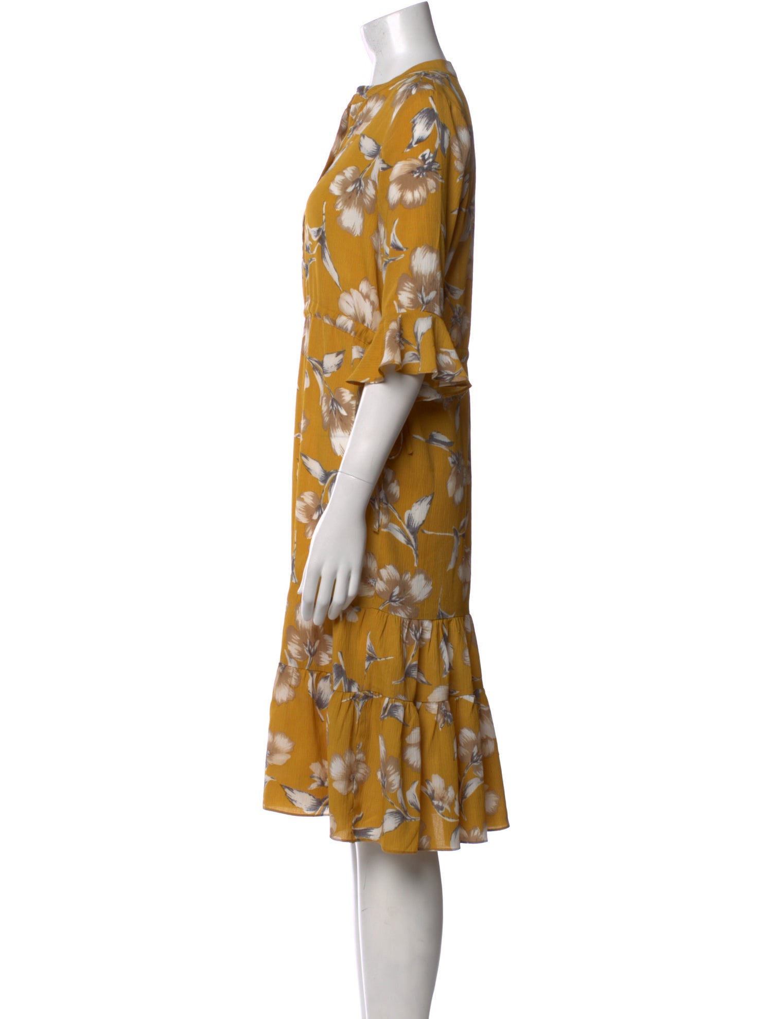 Petite Studio NYC Floral Print Knee-Length Dress