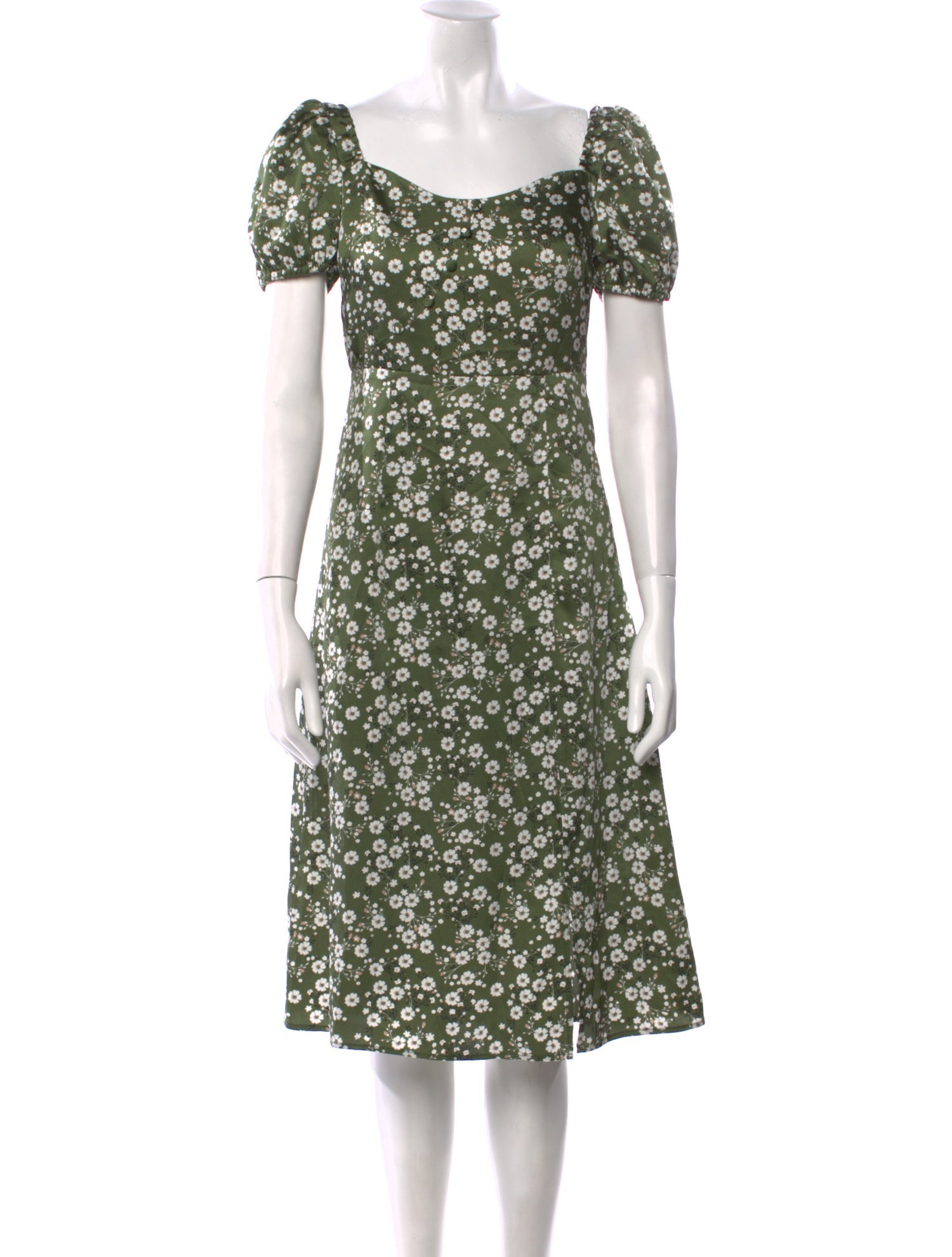 Petite Studio NYC Floral Print Midi Length Dress